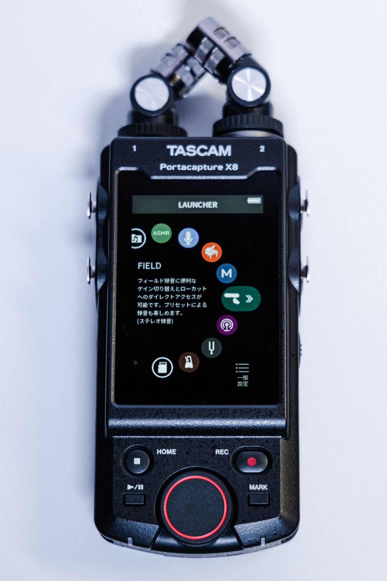 TASCAM Portacapture X8ウインドスクリーン+ AK-BT1 Portacapture X8 | 8-channel 32-bit float Portable Audio